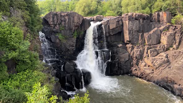 High Falls on the Pigeon River in Minnesota