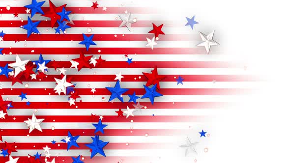 Usa Stars Loop Background