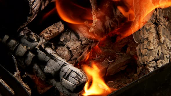 Wooden Fire and Flames Like Hell alt