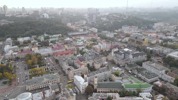 Kyiv - the Capital of Ukraine. Aerial View. Kiev