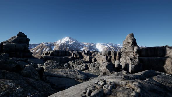 Rock and Stones in Alps Mountains alt
