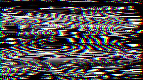 4k Glitch Overlay