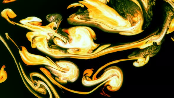 Abstract Ink Movement On Milk  alt