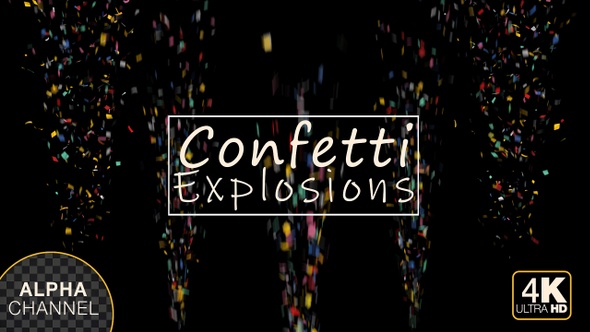 Confetti Explosions And Burst Pack