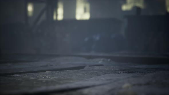 Ruins of a Very Heavily Polluted Industrial Factory alt