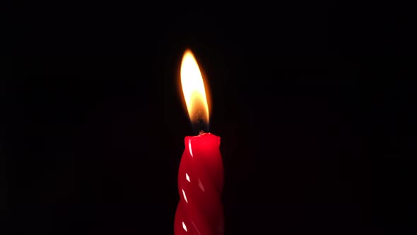 Red Candle Light