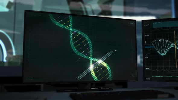 DNA Analysis Medical Software For Cancer Research In Innovative Genetic Clinic alt