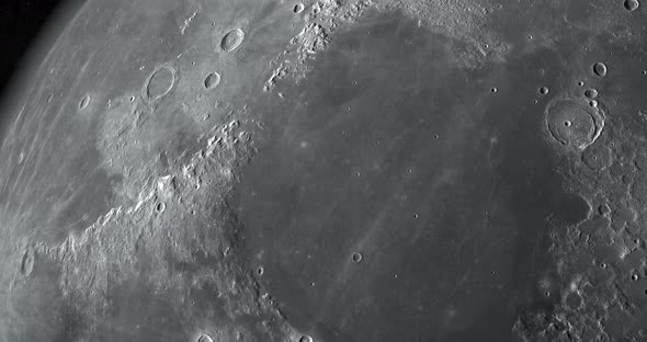 Mare Serenitatis in the Lunar Surface