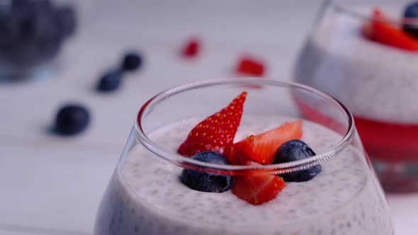 Dessert with Berries