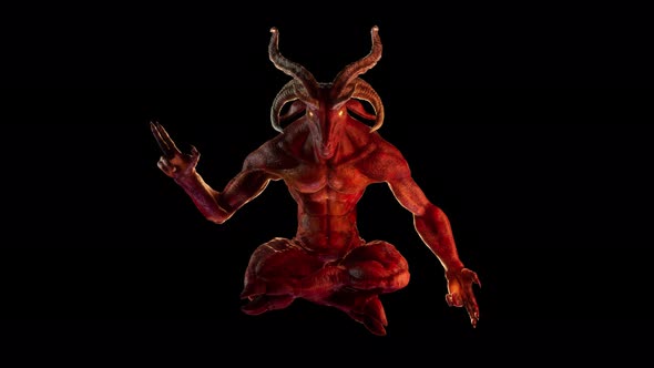 Goat Demon Baphomet VJ Loop