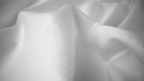 Shiny Flowing Cloth Texture Dolly Shot in Close Up View Macro Shot