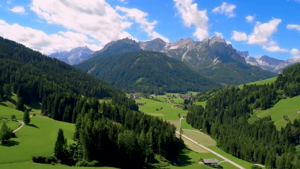 Scenic View of the Landscape in the Alps