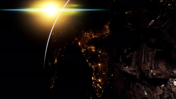 Planet Earth Seen From the ISS. Beautiful Planet Earth Observed From Space alt