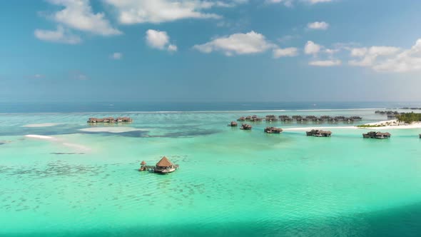 Resort Hotel in the Maldives islands