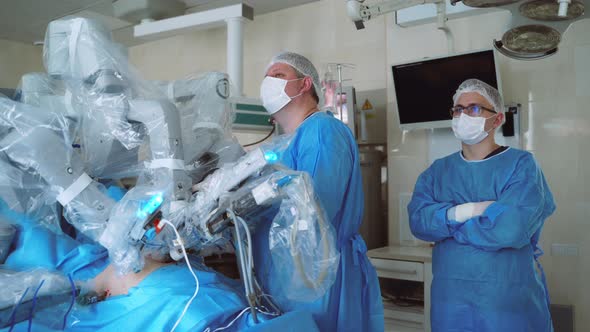 Surgical Process with Robotic Equipment