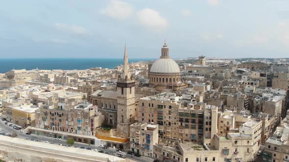 Basilica of Our Lady of Mount Carmel, Valletta , Malta.