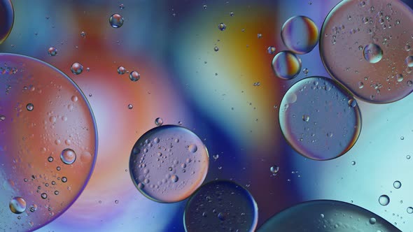 Abstract Colorful Food Oil Drops Bubbles 189 alt