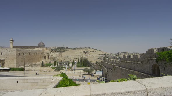 Part of the Old City of Jerusalem