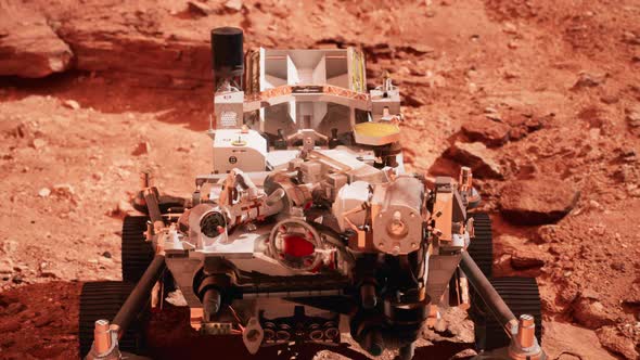Mars Rover Perseverance Exploring the Red Planet