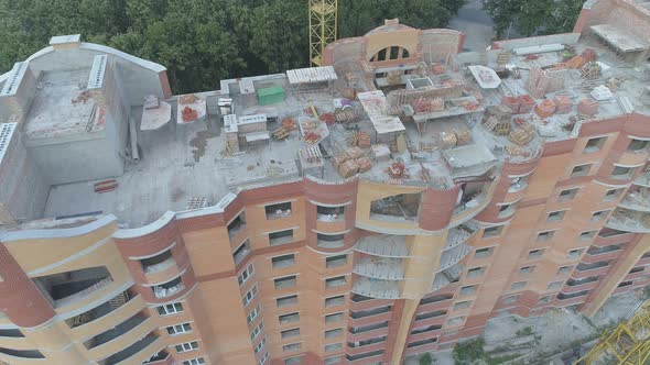 Apartment building under construction