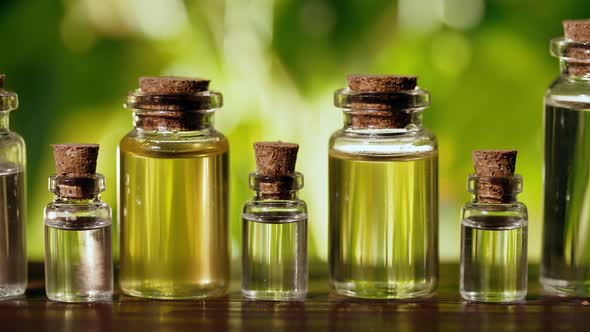 Set Bottles with Essential Oils