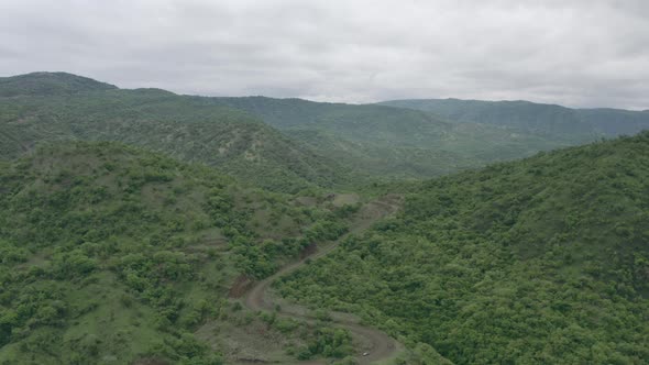 Aerial View of the Omo Valley in Ethiopia