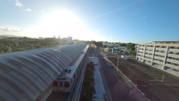 Urban Train FPV cinematic drone Flight in Puerto Rico 2, Adrenaline Films 4K 30Fps | Vuelo de dron c