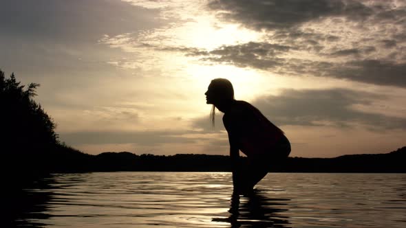 Beautiful Sunset At The Beach