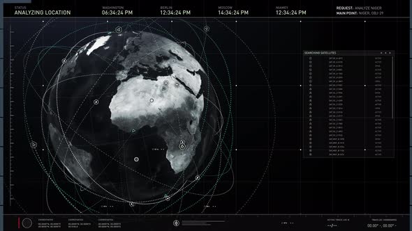 Computer digital system has accessed satellite live feed for the information alt