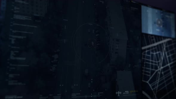 Working In Modern Computer Tracking System To Follow The Suspected Moving Car alt