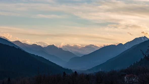 4K Timelapse Karpenisi, Greece