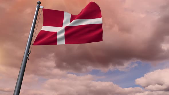 Denmark Flag 4K