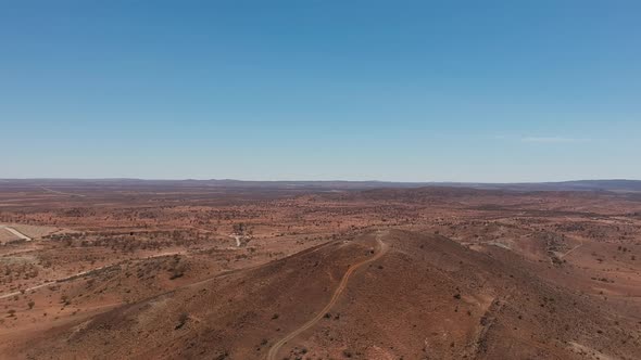 Wild open spaces in the Australian outback