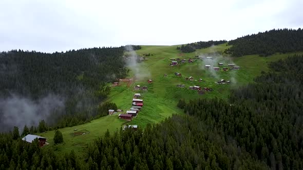 Pokut Plateau Rize Camlihemsin,Pokut plateau in the Black Sea and Turkey. Rize, Turkey