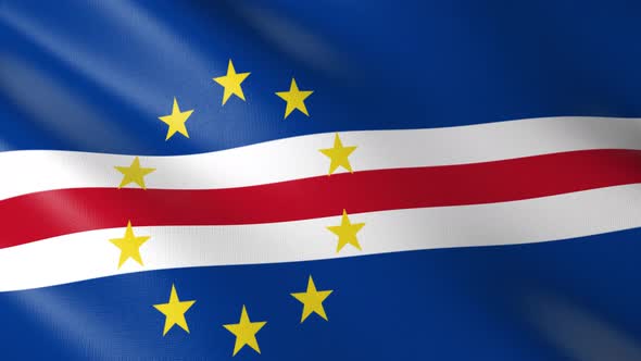 Flag of The Cape Verde