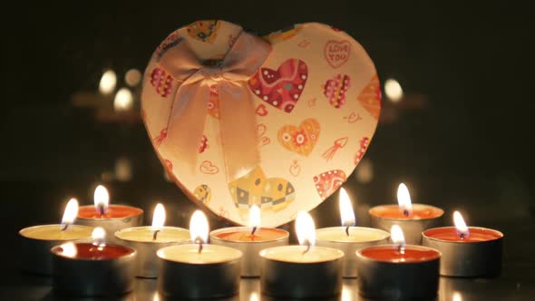 Candle Heart Gift Box