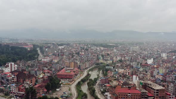 Aerial View Kathmandu Nepal