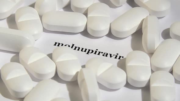 Closeup Shot of White Tablets on White Background