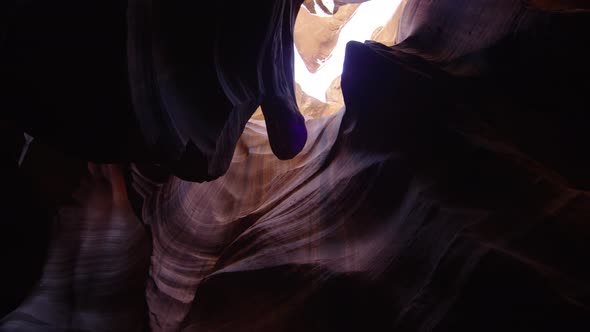 Eroded walls of Antelope Canyon