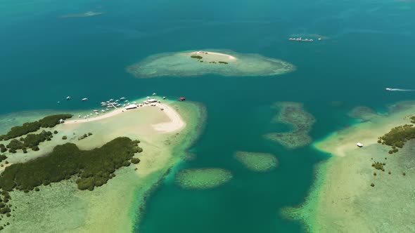 Tropical Islands and Coral Reef Philippines Palawan