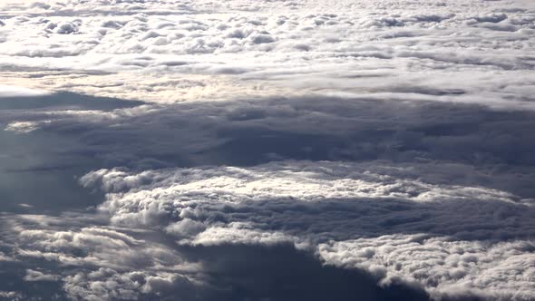 Cloud Strata From Airplane Window