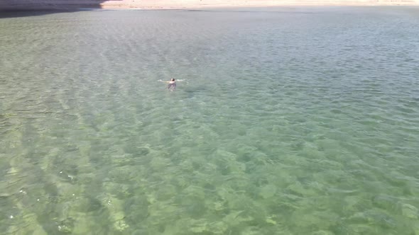 Swimming Empty Beach After Covid19