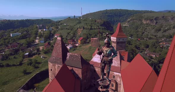 Corvin Castle In Transylvania, Romania