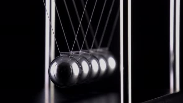 Newton's Cradle Slow Motion