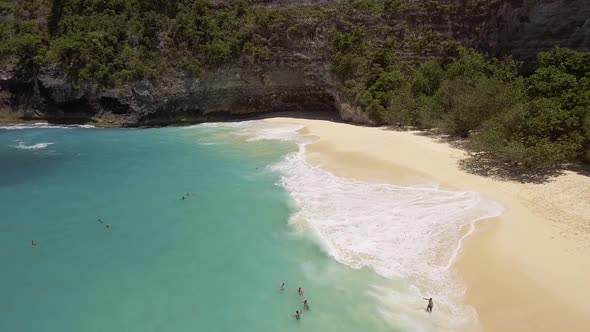 Waves On Tropical Beach