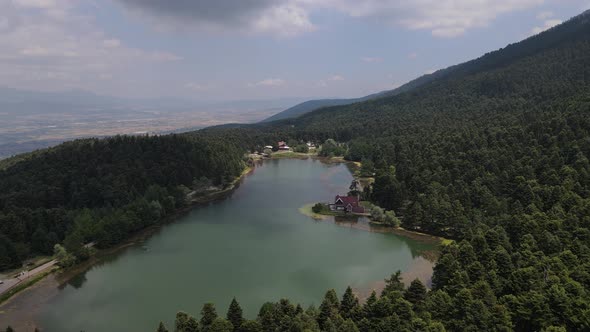 Lake Between Mountains