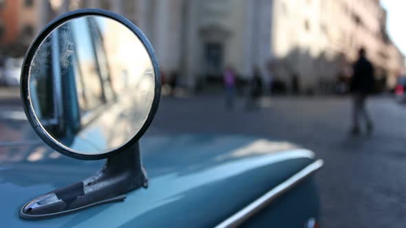 vintage car mirror 1