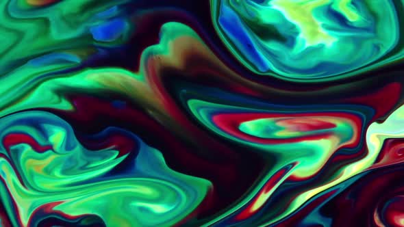 Abstract Colorful Sacral Liquid Waves Texture 899