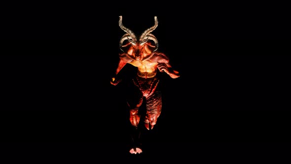 Goat Demon Baphomet VJ Loop