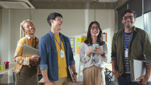 portrait of UX UI designer startups fintech staff company casual conversation
